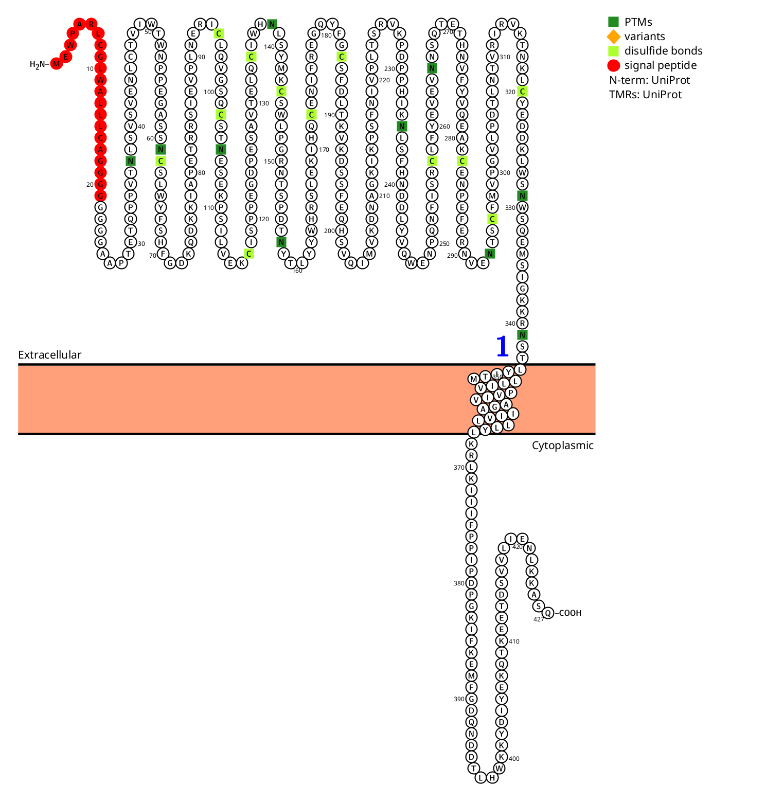 Type 2 inflammation co-receptor IL13RA1 Type 2 inflammation co-receptor IL13RA1