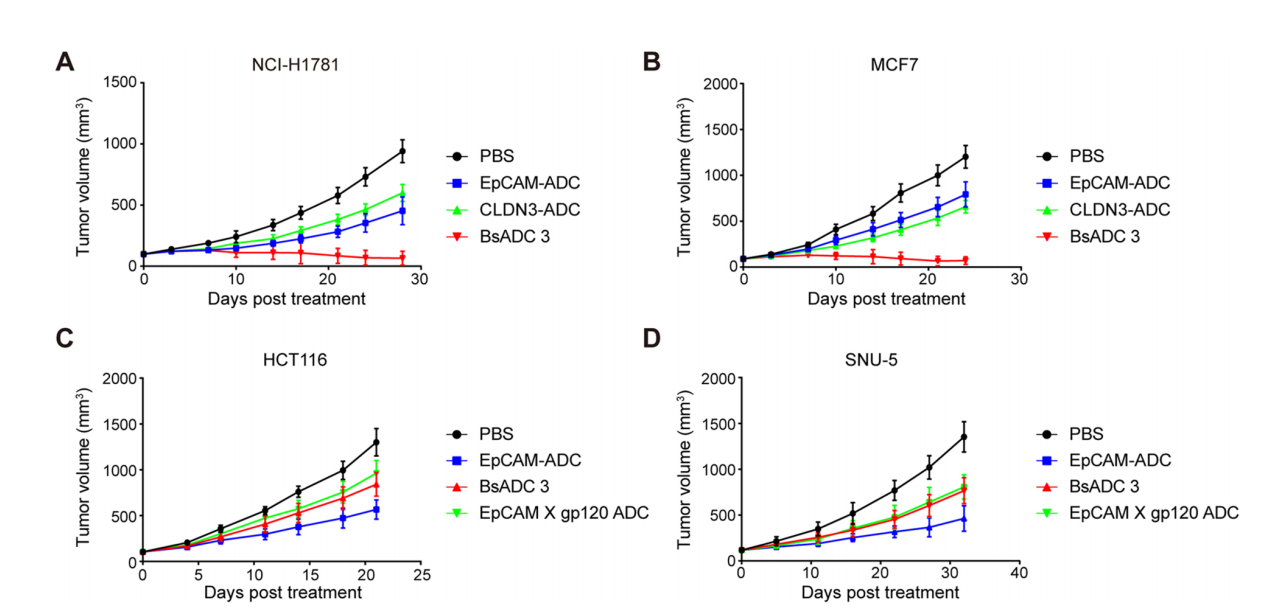 Development of bispecific antibody-drug conjugates targeting EpCAM and CLDN3