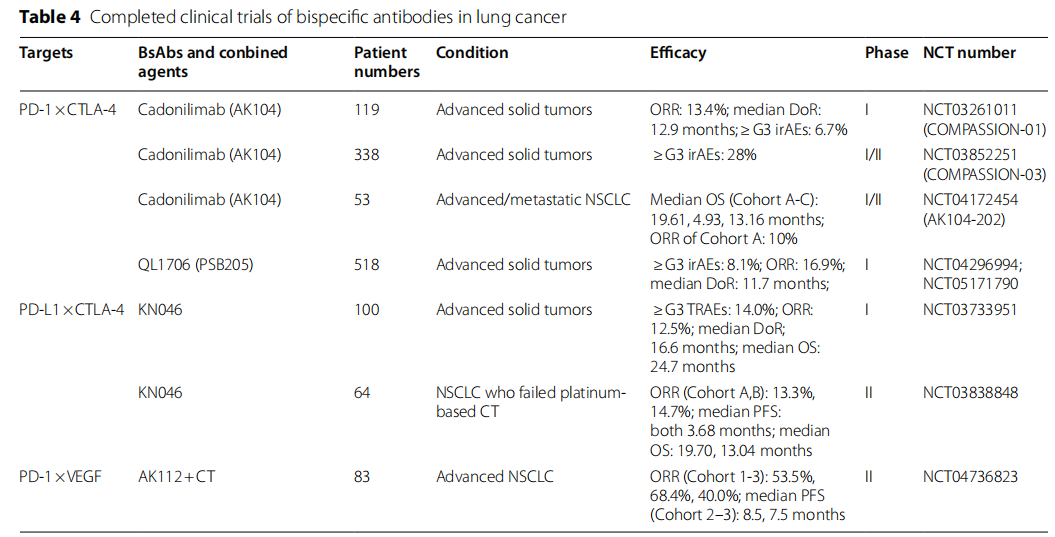 Dual blockade immunotherapy targeting PD-1/PD-L1 and CTLA-4 in lung cancer