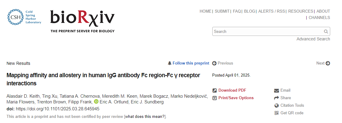 Mapping affinity and allostery in human IgG antibody Fc region-Fcγ receptor interactions